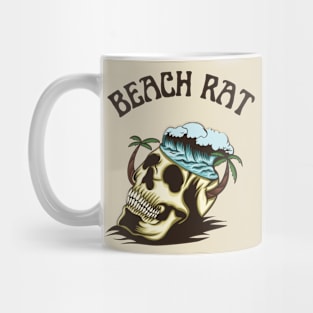 beach rat skull design Mug